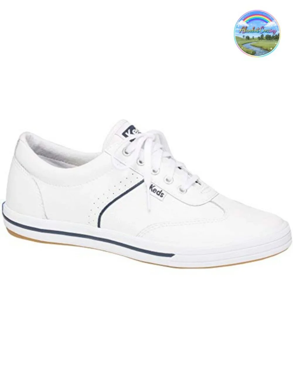 Women's Keds Courty Core Lace Up Fashion Sneakers Leather Memory Foam